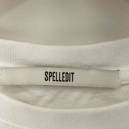 SPELLEDIT フロント刺繍ミニTシャツ レディース