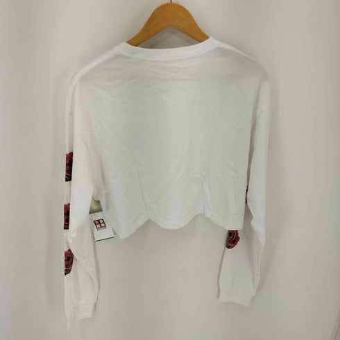 SPELLEDIT アームプリント クロップド L/S カットソー レディース