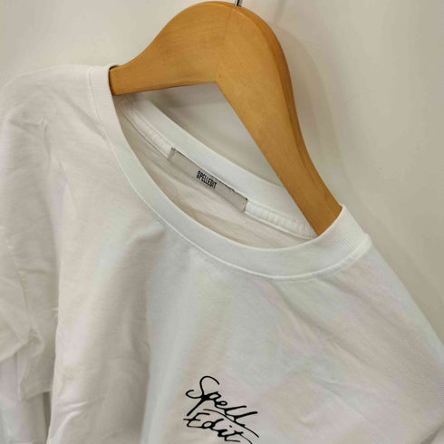 SPELLEDIT アームプリント クロップド L/S カットソー レディース