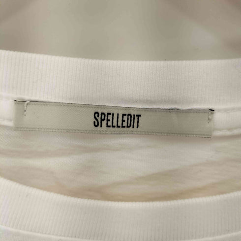 SPELLEDIT アームプリント クロップド L/S カットソー レディース
