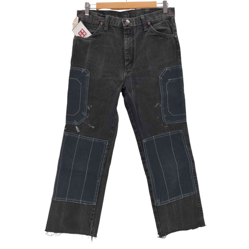 ラングラー Wrangler 936WBK リメイクブラックデニム メンズ 32