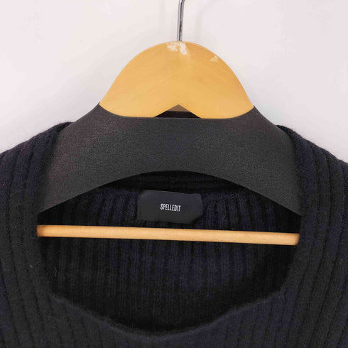 SPELLEDIT フロントオープン L/S ニット レディース