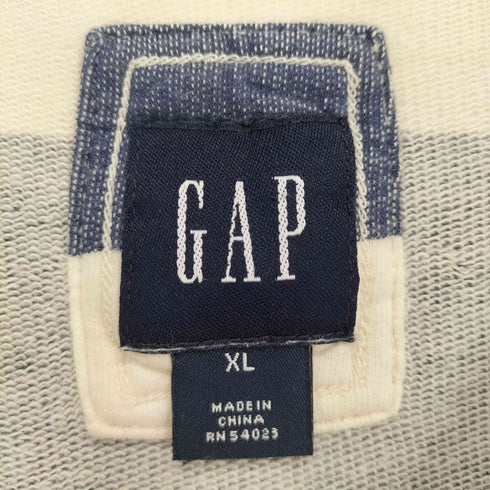 ギャップ Gap 00s 紺タグ コットンボーダーL/S TEE メンズ JPN:XL