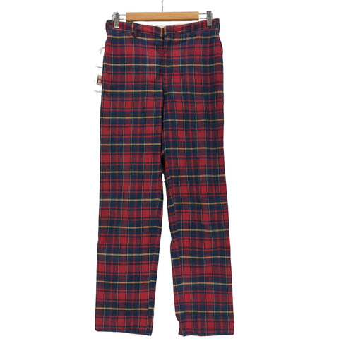 baltmare&co waldesジップ チェックスラックスパンツ メンズ