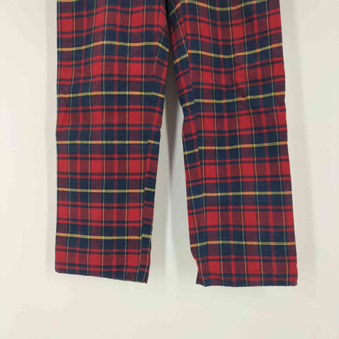 baltmare&co waldesジップ チェックスラックスパンツ メンズ