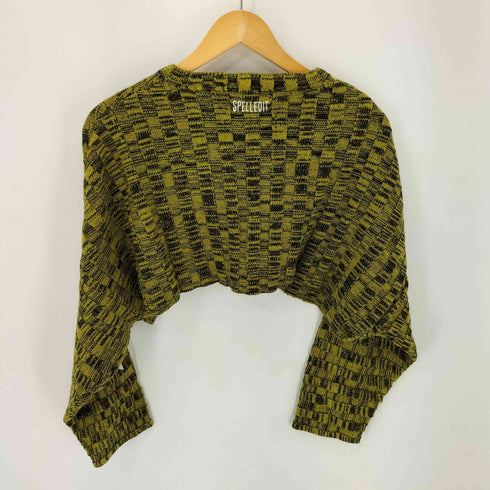 SPELLEDIT クロップド L/S ニット レディース