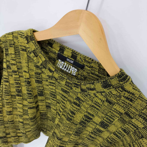 SPELLEDIT クロップド L/S ニット レディース