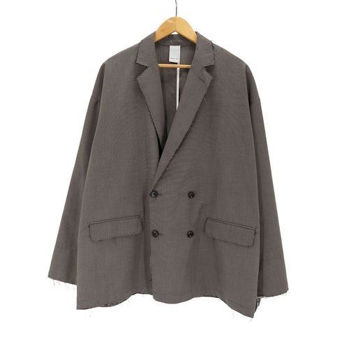 キャスパージョン CASPER JOHN Cut o ff roll up tailored jacket メンズ JPN:L