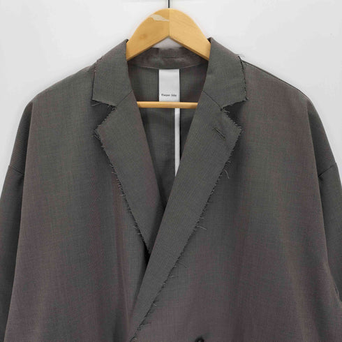 キャスパージョン CASPER JOHN Cut o ff roll up tailored jacket メンズ JPN:L