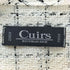 キュイー Cuirs チェックツイードバンドカラークロップアウターシャツ メンズ FREE