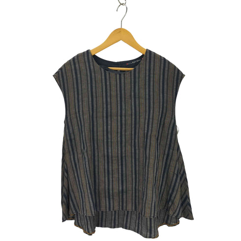 パラスパレス PALLAS PALACE ノースリーブ リネンブラウス レディース