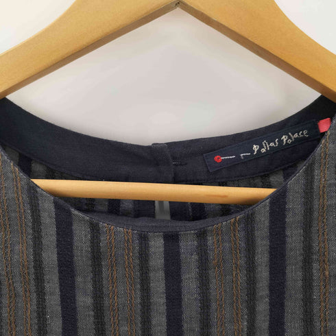 パラスパレス PALLAS PALACE ノースリーブ リネンブラウス レディース