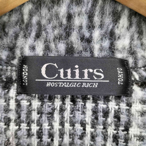 キュイー Cuirs モヘアジップジャケット メンズ