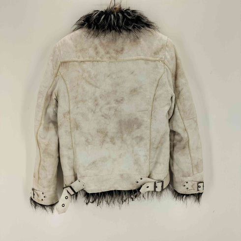intheattic homme 裏ファー 加工デザインブルゾン メンズ