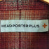 ヘッドポータープラス HEAD PORTER PLUS 胸ロゴ刺繍 オンブレチェック ウールシャツ メンズ JPN:L