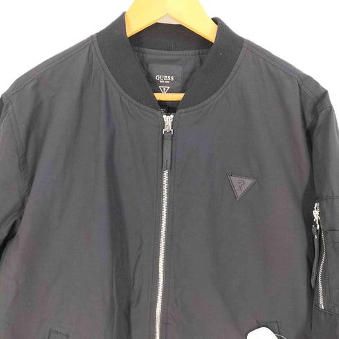 ゲス GUESS ロゴパッチ MA-1 ブルゾン メンズ import:XL