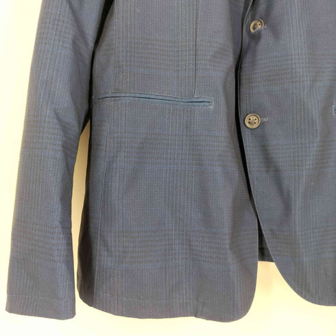 ザラ ZARA チェック 2B テーラードジャケット メンズ USA:44