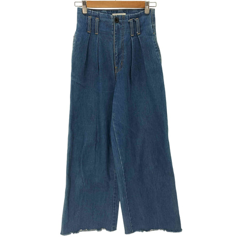 マウジー moussy HIGH WAIST WIDE PT ハイウエストワイドパンツ レディース JPN:1