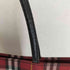 バーバリーロンドン BURBERRY LONDON レザーハンドルチェック柄ナイロントートバッグ MADE IN ITALY レディース
