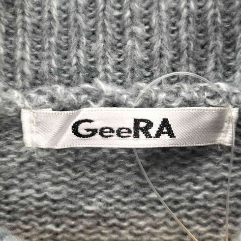ジーラ GeeRA アシメボタンニットワンピース レディース JPN:M
