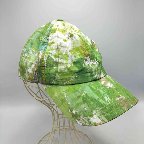 ナンガ NANGA 24SS NYLON TUSSER FOREST PATTERN CAP ナイロン タッサー フォレスト パターン キャップ メンズ FREE