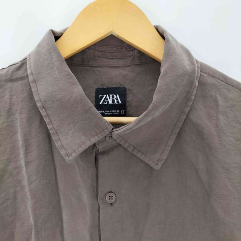 ザラ ZARA フルイドレギュラーフィットシャツ メンズ import:XL