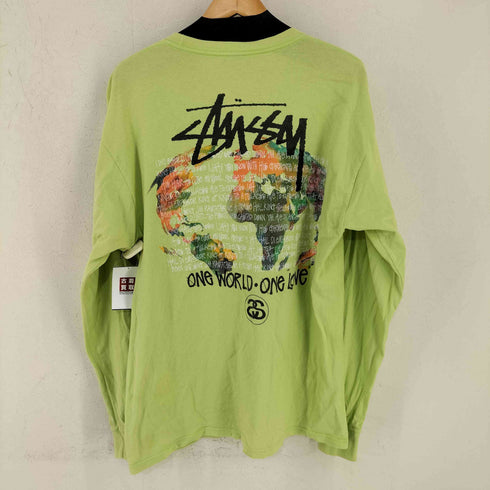 ステューシー Stussy 両面プリント One World Long Sleeve Tee メンズ JPN:L