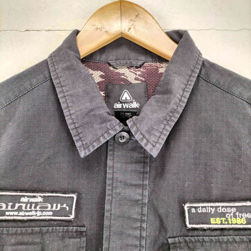 エアウォーク AIRWALK 00S リップストップ ジャングルファティーグジャケット メンズ L