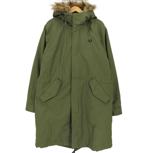 フレッドペリー FRED PERRY 3WAY ZIP IN LINER PARKA フィッシュテールパーカー PRIMALOFTライナー付属 メンズ import:L