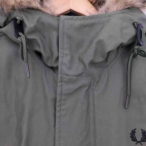 フレッドペリー FRED PERRY 3WAY ZIP IN LINER PARKA フィッシュテールパーカー PRIMALOFTライナー付属 メンズ import:L