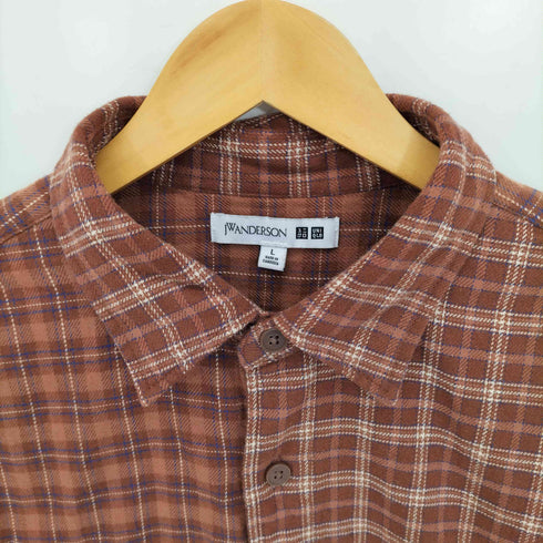 ユニクロジェイダブリューアンダーソン UNIQLO JW ANDERSON 24AW フランネルシャツ/チェック メンズ JPN:L