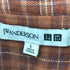ユニクロジェイダブリューアンダーソン UNIQLO JW ANDERSON 24AW フランネルシャツ/チェック メンズ JPN:L