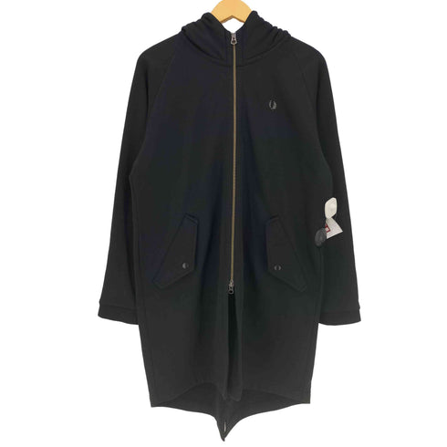フレッドペリー FRED PERRY Hooded Long Sweat JKT スウェット地 モッズコート メンズ import:M