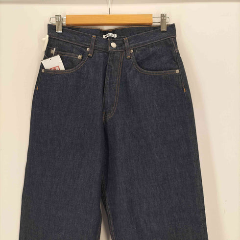 オーラリー AURALEE HARD TWIST DENIM WIDE PANTS メンズ 28