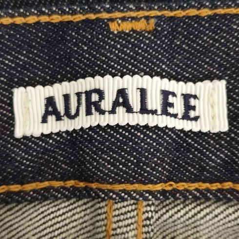 オーラリー AURALEE HARD TWIST DENIM WIDE PANTS メンズ 28