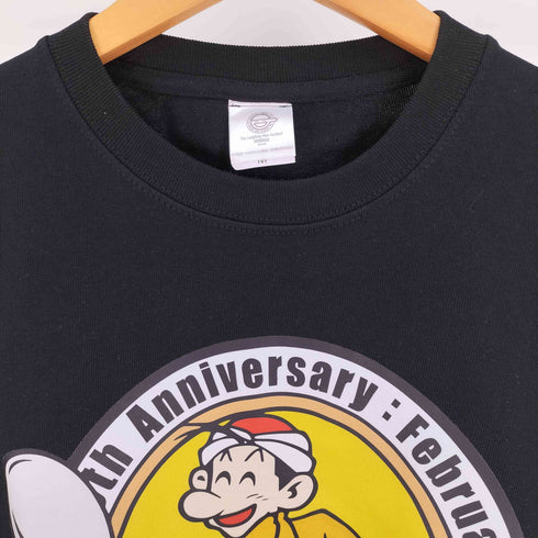 企業 カレー アニメ コラボ プリント クルーネック S/S Tシャツ メンズ JPN:M