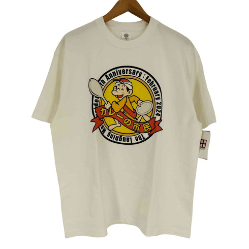 企業 カレー アニメ コラボ プリント クルーネック S/S Tシャツ メンズ JPN:M