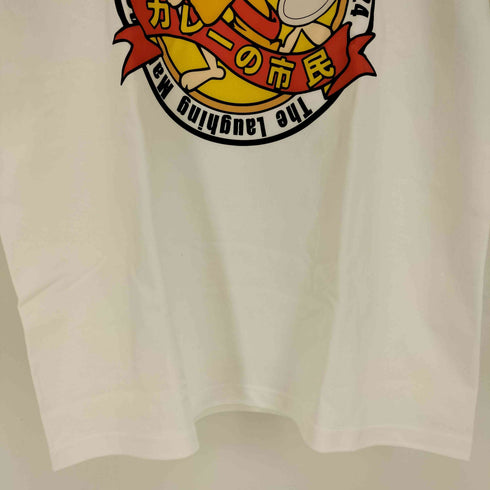 企業 カレー アニメ コラボ プリント クルーネック S/S Tシャツ メンズ JPN:M