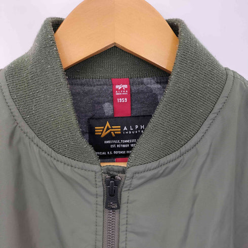 アルファインダストリーズ ALPHA INDUSTRIES ボンディングL2-Bフライトジャケット メンズ import:M