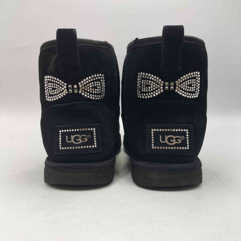 アグ UGG CLASSIC MINI クラシック ミニ スパンコール 装飾 ムートン ブーツ レディース US:6