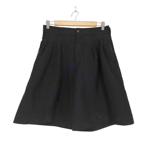 コムデギャルソンオムプリュス COMME des GARCONS HOMME PLUS 17AW ポリ 2タック ショートワイドパンツ メンズ XS