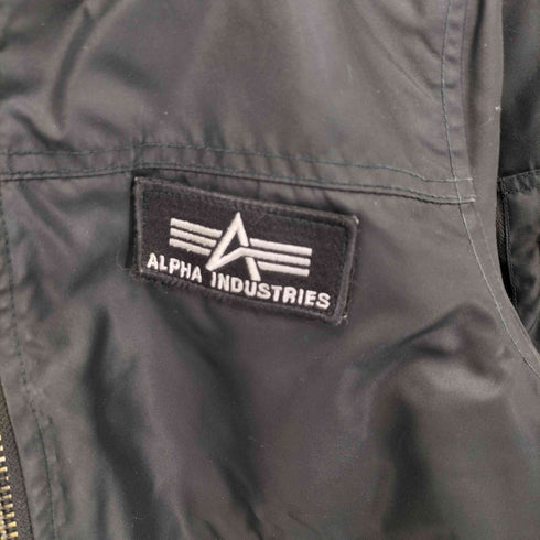 アルファインダストリーズ ALPHA INDUSTRIES ナイロン フライトジャケット メンズ import:M