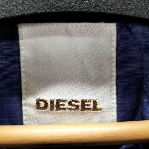 ディーゼル DIESEL 裏地キルティングスタンドカラーフライトジャケット メンズ import:M
