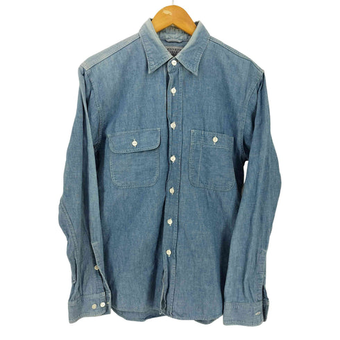 ケネスフィールド KENNETH FIELD AUTHENTIC WORK SHIRTS シャンブレーワークシャツ メンズ JPN:M