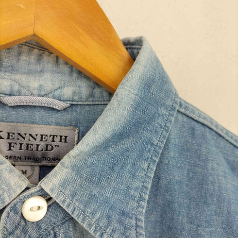 ケネスフィールド KENNETH FIELD AUTHENTIC WORK SHIRTS シャンブレーワークシャツ メンズ JPN:M