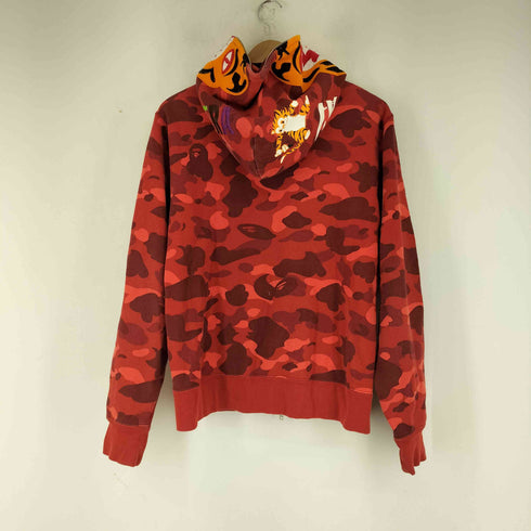 アベイシングエイプ A BATHING APE COLOR CAMO SHARK FULL ZIP HOODIE メンズ JPN:L