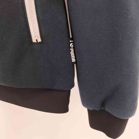 プーマ PUMA ロゴ刺繍 ZIPアップ パーカー フーディー レディース import:M