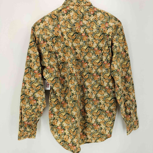 PHILL GREEN フロント 2ポケット 花柄 L/S シャツ メンズ