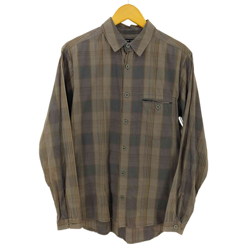 フランクリーダー FRANK LEDER Brown Chequed Shirt メンズ