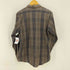 フランクリーダー FRANK LEDER Brown Chequed Shirt メンズ